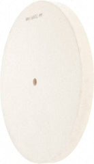 Value Collection - 10" Diam x 3/4" Thick Unmounted Buffing Wheel - 1 Ply, Polishing Wheel, 1/2" Arbor Hole, Hard Density - Exact Industrial Supply