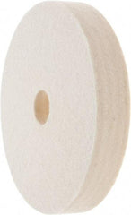 Value Collection - 6" Diam x 1" Thick Unmounted Buffing Wheel - 1 Ply, Polishing Wheel, 1" Arbor Hole, Soft Density - Exact Industrial Supply