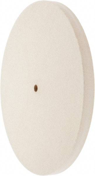 Value Collection - 12" Diam x 3/4" Thick Unmounted Buffing Wheel - 1 Ply, Polishing Wheel, 1/2" Arbor Hole, Hard Density - Exact Industrial Supply