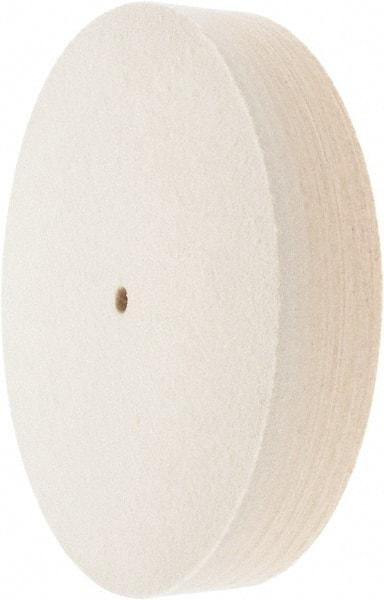 Value Collection - 10" Diam x 2" Thick Unmounted Buffing Wheel - 1 Ply, Polishing Wheel, 1/2" Arbor Hole, Soft Density - Exact Industrial Supply