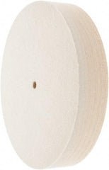 Value Collection - 10" Diam x 2" Thick Unmounted Buffing Wheel - 1 Ply, Polishing Wheel, 1/2" Arbor Hole, Soft Density - Exact Industrial Supply