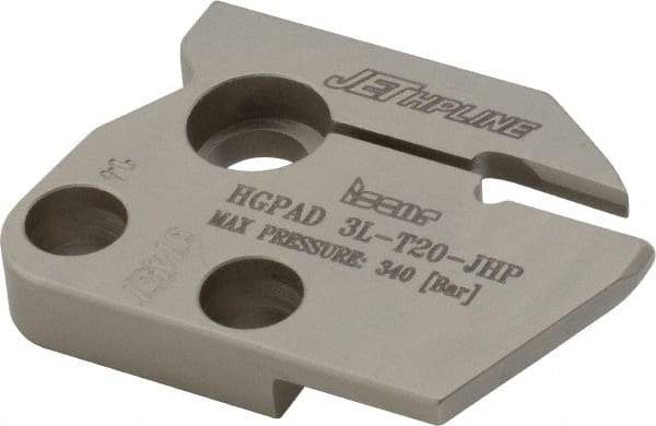 Iscar - Left Hand Cut, 3mm Insert Width, Cutoff & Grooving Support Blade for Indexables - 20mm Max Depth of Cut, 7.2mm Head Projection - Exact Industrial Supply