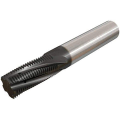 Iscar - ISO, 0.4724" Cutting Diam, 4 Flute, Solid Carbide Helical Flute Thread Mill - Internal Thread, 26.3mm LOC, 84mm OAL, 12mm Shank Diam - Exact Industrial Supply