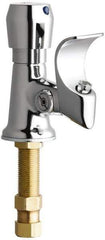 Chicago Faucets - Drinking Fountain - Push Button Operated Bubbler, Brass - Exact Industrial Supply