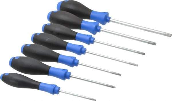 Wiha - 7 Piece, Torx Plus Standard Slotted Screwdriver Set - Comes in Box - Exact Industrial Supply