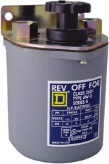 Square D - 250 VDC, 600 VAC Input Volt, Reversing, Drum Switch - CSA, RoHS Compliant, UL Listed - Exact Industrial Supply