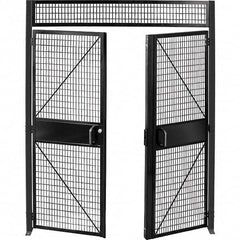 Folding Guard - Temporary Structure Doors Type: Hinged Door Width (Feet): 6 - Exact Industrial Supply