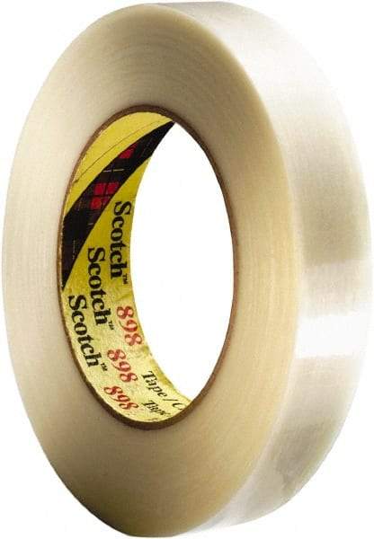 3M - Filament & Strapping Tape Type: Filament Tape Color: Clear - Exact Industrial Supply