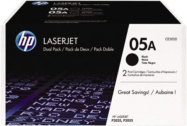 Hewlett-Packard - Black Toner Cartridge - Use with Laser Printers - Exact Industrial Supply