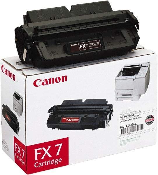 Canon - Black Toner Cartridge - Use with Canon Laser Printers - Exact Industrial Supply