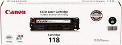 Canon - Black Toner Cartridge - Use with Canon Laser Printers - Exact Industrial Supply