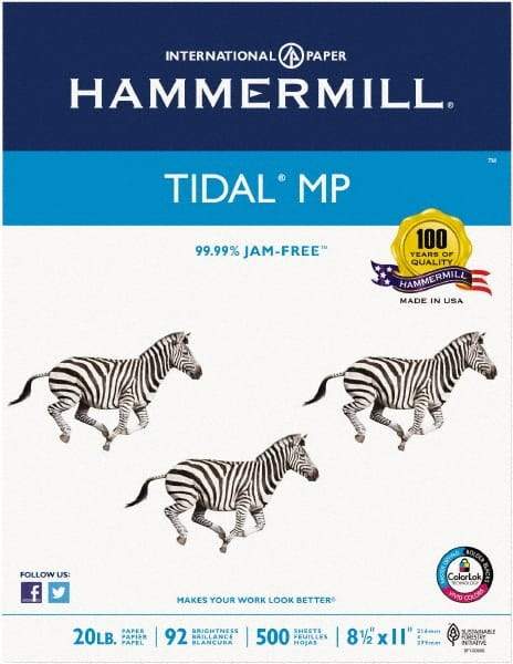 Hammermill - White Copy Paper - Use with Laser Printers, Copiers, Plain Paper Fax Machines - Exact Industrial Supply