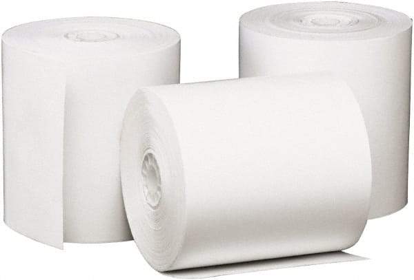 UNIVERSAL - White Adding Machine Paper Rolls - Use with Point of Sale Machines - Exact Industrial Supply