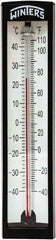 Winters - -40 to 110°F, Industrial Thermometer with Standard Thermowell - 2 Inch Immersion Length, 1-7/8 Inch Stem Length, 6 Inch Long, 1/2 Inch Thread - Exact Industrial Supply