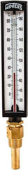 Winters - 20 to 180°F, Industrial Thermometer with Standard Thermowell - 2 Inch Immersion Length, 1.825 Inch Stem Length, 10 Inch Long, 1/2 Inch Thread - Exact Industrial Supply