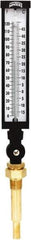 Winters - -15 to 120°F, Industrial Thermometer with Standard Thermowell - 5 Inch Immersion Length, 6 Inch Stem Length, 20 Inch Long, 3/4 Inch Thread - Exact Industrial Supply