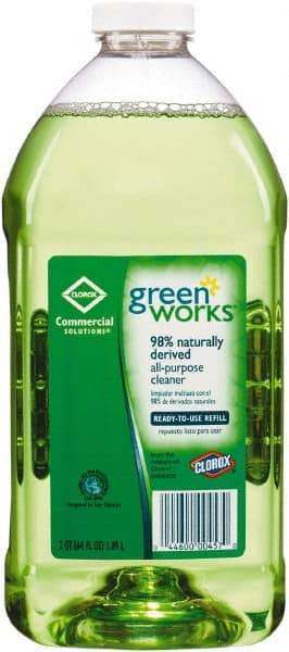 Green Works - 64 oz Bottle All-Purpose Cleaner - Liquid, Original - Exact Industrial Supply