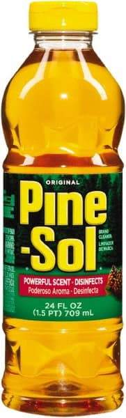 Pine-Sol - 24 oz Bottle All-Purpose Cleaner - Liquid, Disinfectant, Pine - Exact Industrial Supply