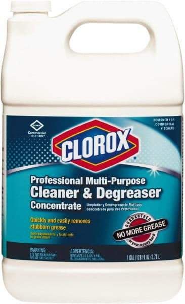 Clorox - 1 Gal Bottle Cleaner/Degreaser - Liquid, Citrus - Exact Industrial Supply