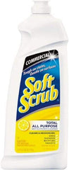 Soft Scrub - 36 oz Bottle All-Purpose Cleaner - Liquid, Lemon - Exact Industrial Supply