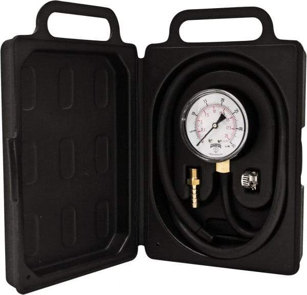 Winters - 35 psi, Pressure Test Gauge and Calibrator - 2-1/2 Inch Diameter - Exact Industrial Supply