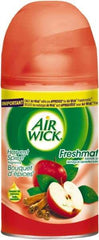 Air Wick - 6.17 oz Air Freshener Dispenser Refill - Apple Cinnamon, Compatible with Air Wick Freshmatic & Ultra Odor Detect Dispensers - Exact Industrial Supply