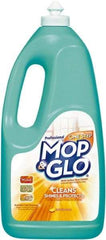 Mop&Glo - Bottle Cleaner - Use on Ceramic Tile, Laminate Surfaces, Linoleum, Quarry Tile, Cement, Concrete, Vinyl Tile, Terra Cotta, Terrazzo, Vinyl Composite Tile (VCT) - Exact Industrial Supply