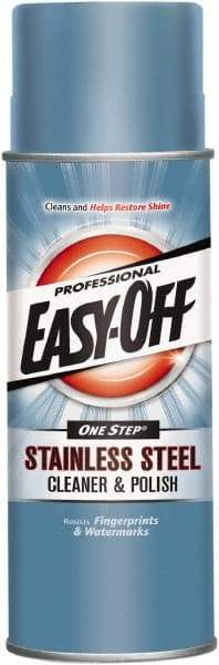 Professional Easy-Off - 17 Fluid Ounce Liquid Stainless Steel Cleaner and Polish - Aerosol - Exact Industrial Supply