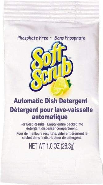 Soft Scrub - 1 oz Packet Automatic Dishwashing Powder - Lemon Scented - Exact Industrial Supply