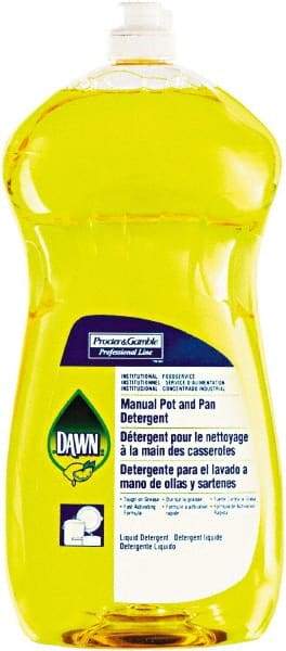 Dawn - 38 oz Bottle Manual Dishwashing Liquid - Lemon Scented - Exact Industrial Supply