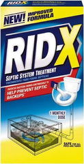 Rid-X - 9.8 oz Powder Drain Opener - Unscented, Box - Exact Industrial Supply