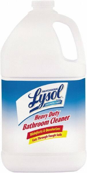 Lysol - 1 Gal Jug Liquid Bathroom Cleaner - Lime Scent, Disinfectant, General Purpose Cleaner - Exact Industrial Supply