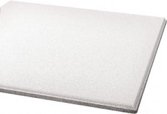 Armstrong World - 24" Long x 24" Wide, Wet-Formed Mineral Fiber Acoustic Ceiling Tile - ASTM E1264 Specification, White - Exact Industrial Supply