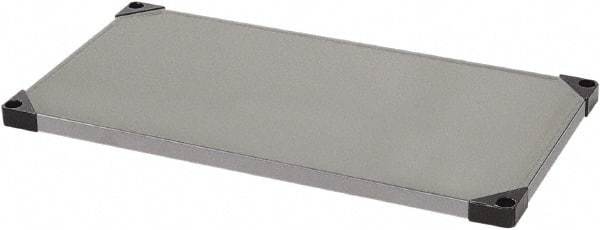 Quantum Storage - 1 Shelf Wire Shelving Unit - 54" Wide x 24" Deep x 2" High, - Exact Industrial Supply