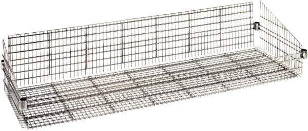 Quantum Storage - Wire Basket Unit - 60" Wide x 18" Deep x 10" High, - Exact Industrial Supply