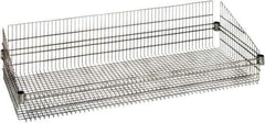 Quantum Storage - Wire Basket Unit - 48" Wide x 18" Deep x 10" High, - Exact Industrial Supply