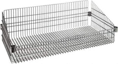 Quantum Storage - Wire Basket Unit - 24" Wide x 18" Deep x 10" High, - Exact Industrial Supply