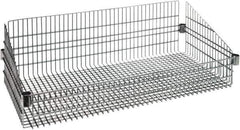 Quantum Storage - Wire Basket Unit - 36" Wide x 24" Deep x 10" High, - Exact Industrial Supply