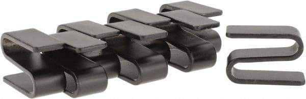 Quantum Storage - Open Shelving Accessory/Component - Black Finish Finish, 1mm Long, Use with Wire Shelving Units - Exact Industrial Supply