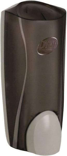 Dial - 1000 mL Liquid Hand Soap Dispenser - Acrylic, Hanging, Gray - Exact Industrial Supply