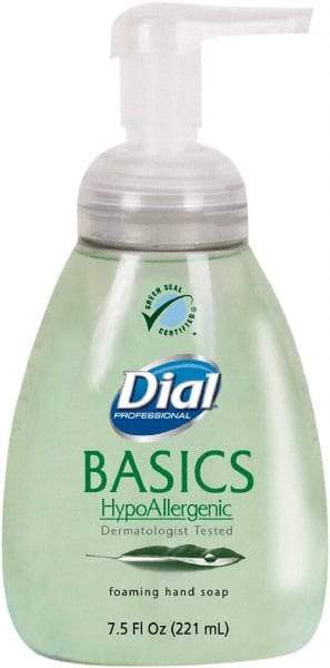 Dial - 7.5 oz Pump Bottle Foam Soap - Light Green, Fresh Fragrance Scent - Exact Industrial Supply