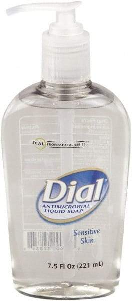 Dial - 7.5 oz Pump Bottle Liquid Soap - Clear, Pleasant Fragrance Scent - Exact Industrial Supply