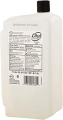 Dial - 1 L Dispenser Refill Liquid Soap - Clear, Pleasant Fragrance Scent - Exact Industrial Supply