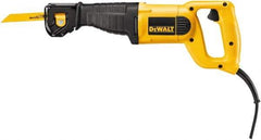 DeWALT - 2,800 Strokes per Minute, 1-1/8 Inch Stroke Length, Electric Reciprocating Saw - 120 Volts, 10 Amps - Exact Industrial Supply