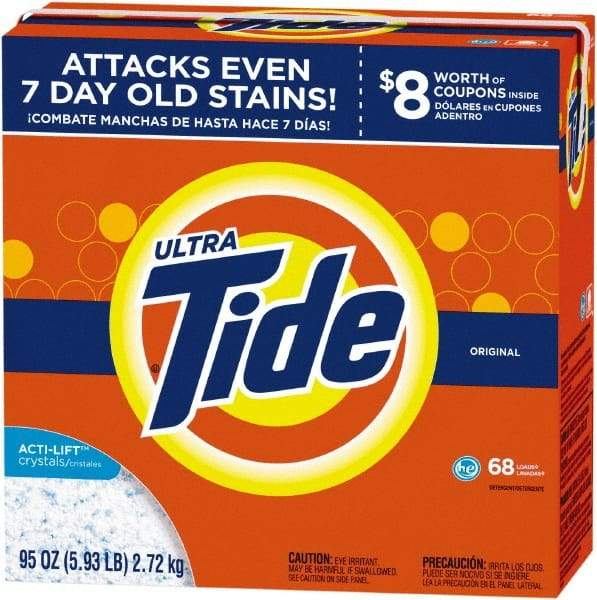 Tide - 95 oz Powder Laundry Detergent - Powder - Exact Industrial Supply