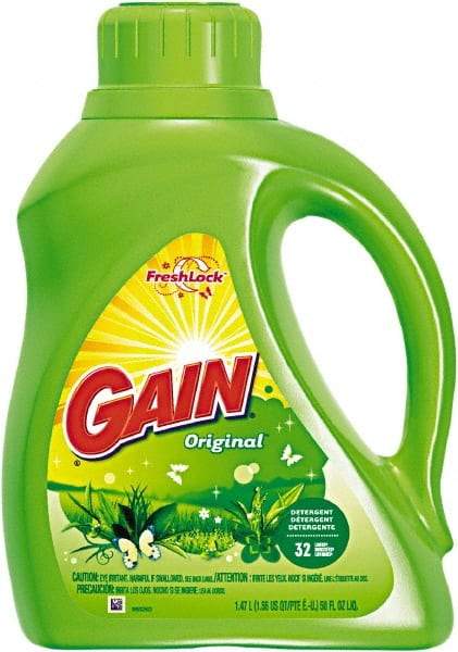 Gain - 50 oz Liquid Laundry Detergent - Liquid - Exact Industrial Supply