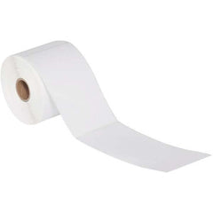 Value Collection - Pack of 12 Rolls, 305 Labels per Roll, 4" x 5" White Paper Thermal Labels - Exact Industrial Supply