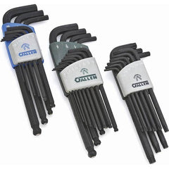 Allen - Hex Key Sets Tool Type: Hex Key Handle Type: L-Key Long & Short Arm - Exact Industrial Supply