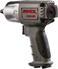 AIRCAT - 3/8" Drive, 10,000 RPM, 500 Ft/Lb Torque Impact Wrench - Pistol Grip Handle, 1,350 IPM, 6 CFM, 90 psi, 1/4" NPT Inlet - Exact Industrial Supply