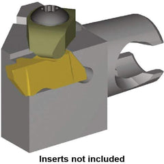 Kennametal - Insert Style NG 2R, 30mm Head Length, Right Hand Cut, External Modular Threading Cutting Unit Head - System Size KM20, 12.5mm Center to Cutting Edge, Series Top Notch - Exact Industrial Supply